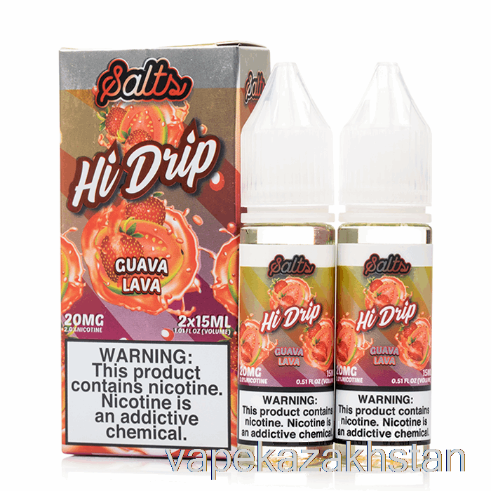 Vape Disposable Guava Lava - Hi-Drip SALTS - 30mL 50mg